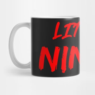 Red and Black Little Ninja Mug